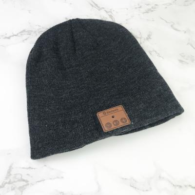 China High quality bluetooth knitted beanie hats winter knitted beanie custom made MANUFACTURE COMMON for sale