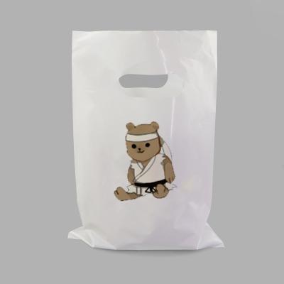 China High qualitywholesale recyclable custom cheaperdie cut bagdie cut die cut bag plastic bagsshopping for sale