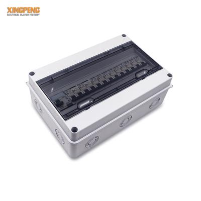 China 2way safety goods waterproof electrical DB high quality plastic distribution box at outdoor mcb 24way box price for sale