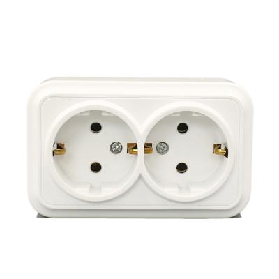 China Durable D aires Eu schuko socket outlet surface mount socket for household application for sale