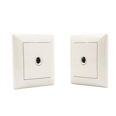 China Safety Smples Standard TV Wall Socket Good Quality Free European Satellite Electric German-French Socket for sale