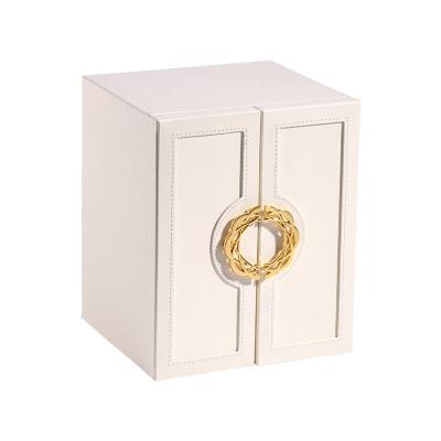 China Premium Quality Jewelry Package Box Jewelry Storage Leather Box Packaging For Ear Ring Necklace for sale