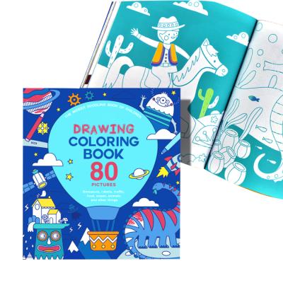 China Soft Cover Drawing Coloring Book Eco-friendly / Recyclable Customized Printing For Kids Education Book for sale