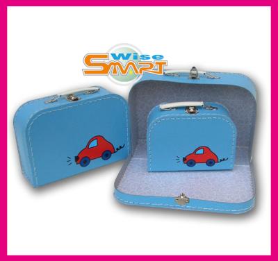 China Paper Gift Packaging Boxes, Suitcase with Embossing, Hot Stamping, Matte Finishing PB2012316 for sale