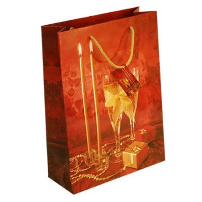 China Smartwise Recycable Food, Wine, Cosmetic Packaging Kraft / Art Paper Gift Bags for sale