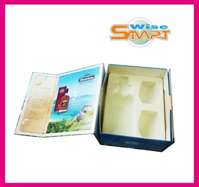 China Paper Gift Packing Folding Box / Cardboard Foldable Paper Wine Boxes for Gift Packaging PB2012316 for sale