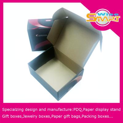 China Customized Woodfree Paper, Art Paper, Gold / Silver Card Paper Packaging Boxes for sale