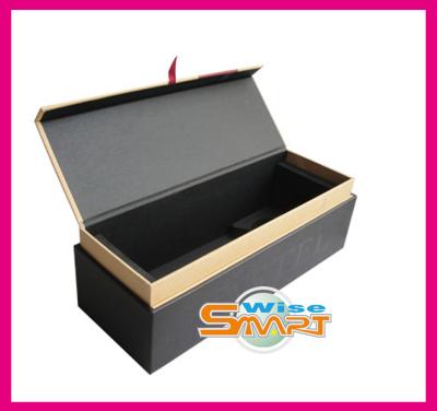 China Custom Rigid Paper / Cardboard / Wooden Offset or UV Printing Wine Packaging Boxes for sale