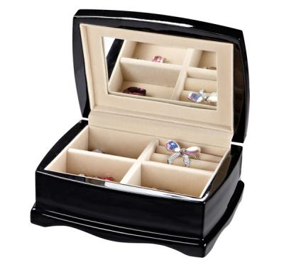 China High End Black Jewelry / Cosmetic Mahogany, Chestnut, MDF Wooden Storage Boxes for sale