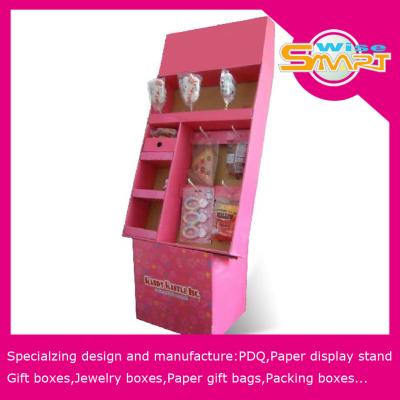 China Art Paper / Duplex Board / Craft / Grey Paper Custom Pop Displays, Corrugated PDQ for sale