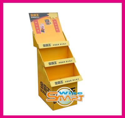 China Retail Custom Pop Displays, Pop Display Stand with Matte Lamination, UV, Gold Hot Stamping for sale