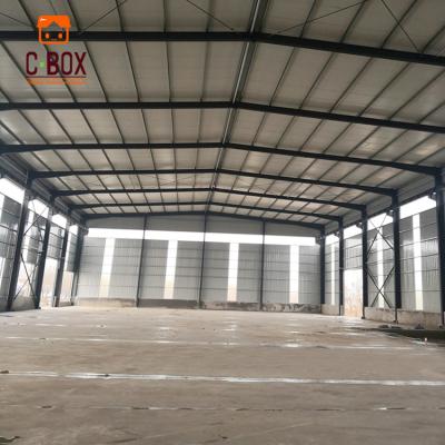 China Industrial ready to assemble luxury home prefab villa house beam warehouse building steel structure for sale