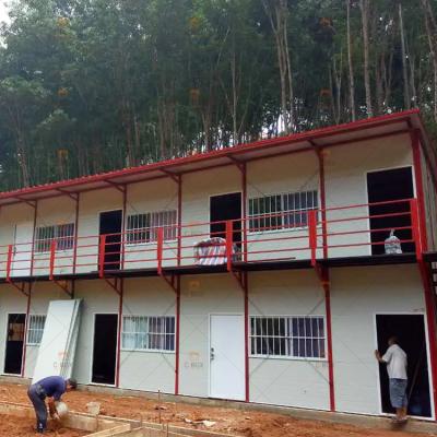 China Duplex K Prefab House Dormitory Building House Modern K Type Prefab House for sale