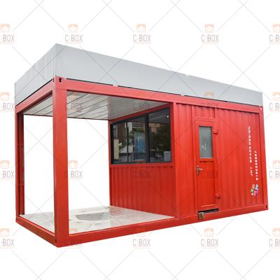 China Modern 20ft Times Container Cafe Restaurant Shipping Container Bar Cafe for sale