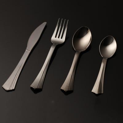 China Party Restaurant Picnic Cutlery Plastic Person Wrapped Disposable Cutlery Kit for sale