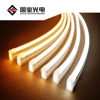 China Guoye Hot Sales 8*15mm 8*16mm Led Strip 12v 24v RGB IP67 Eco-friendly 8*17mm White Waterproof Silicon Led Neon Strips Decorative Lights for sale