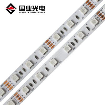 China LANDSCAPE warm RGB 5050 smd led strip light 12V 24V 5m rope cable lighting for home bedroom for sale