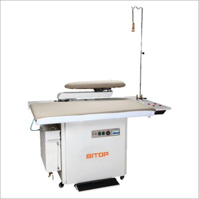 China Garment Shops Vacuum Ironing Table With Build In Steam Generator Clothing Machinery Shirt Finishing Equipment for sale