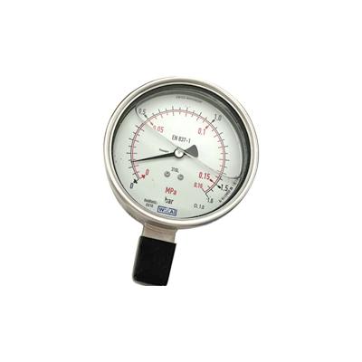 China Reliable and Cost Effective Compressor Stainless Steel Manometer Glycerine Filled Pressure Gauge WIKA Model: 233.50 for sale