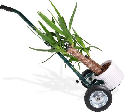 China Adjustable Handle Garden Sturdy Pot Motor Moving Carrier For Tree Flower Pots for sale