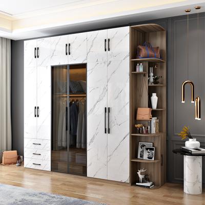 China Cabinets Good Quality Design Luxury Walk In Closets Wooden Modular Bedroom Wardrobe for sale