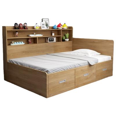 China (Size) Modern Adjustable King Queen Size Bed Storage Bed With Drawers Bedroom Furniture for sale