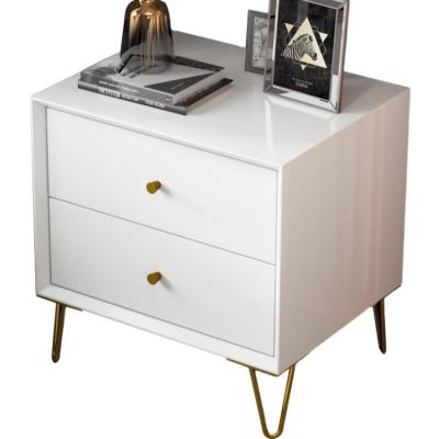 China Modern Luxury Bedroom Furniture Bedroom Storage Night Stand Table for sale