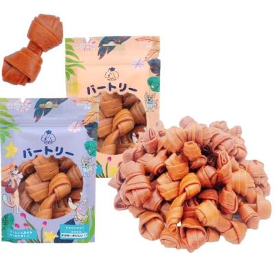 China Small Animals Wholesale Natural Cat Dog Snacks Chicken Bites OEM Cat Treats Dry Pet Snacks Cat Food 100g for sale