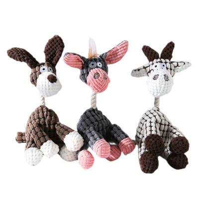 China Small Animals Cheap Sell Wholesale New Full Stuffed Plush Dog Toy Soft Pet Toy for sale