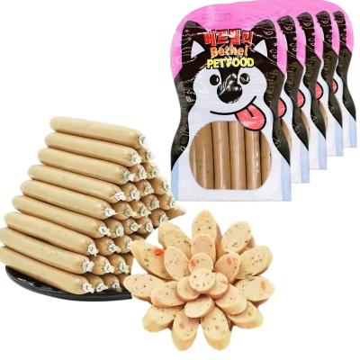 China Small Animals Factory Directly Wholesale Cheap Dog Snack Treats Food Ham Sausage for sale