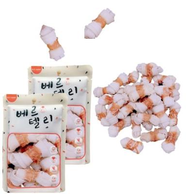 China Small Animals New Arrival Pet Snack Chicken Cowhide Teeth Grinding for sale