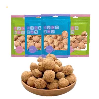 China 2022 New Arrival Small Snack Animals China Factory Freeze Dried Pet Fish Balls for sale