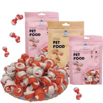 China Healthy Natural Snacks Small Animals Dog Knotted Plant Bone Dog Supplement for sale