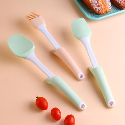 China Viable wholesale customization of new silicone brush kitchen scraper barbecue cooking tools for sale