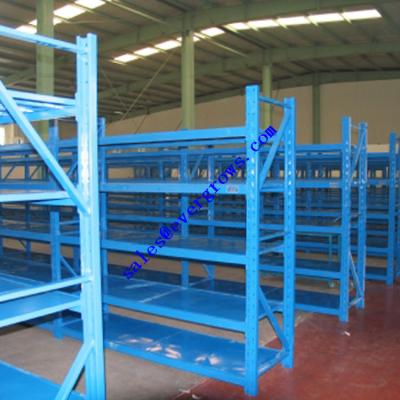 China Hot Selling Corrosion Protection Export Warehouse Light Duty Storage Slotted Angle Iron Shelf Brackets for sale