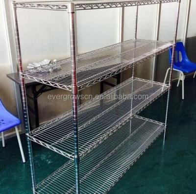 China Good Corrosion Protection Display Adjustable Industrial Steel Wire Storage Shelf for sale