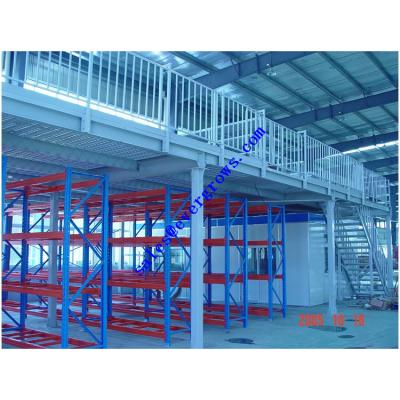 China Strong Corrosion Protection Quality Mezzanine Racks For Warehouse Industry Library Platform Mezzanine Rack System for sale