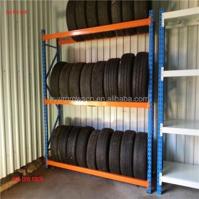 China Corrosion Protection Steel Metal Tire Rack For Motorcycle for sale