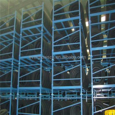 China Heavy Duty Warehouse Storage Spare Part Corrosion Protection Foldable Truck Tire Pallet Rack for sale