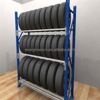 China Corrosion Protection Spare Tire Racking, Heavy Duty Tire Rack, Adjustable Tire Shelving for sale