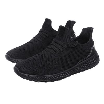 China Fashion Trend Hot Sale Factory Knitted Upper Breathable Sport Shoes Mens Shoes Fashion Sneakers for sale