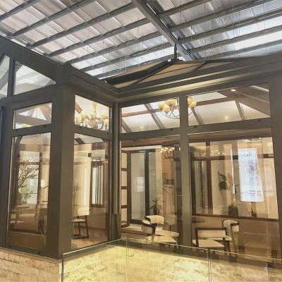 China All Styles OEM ODM Modern Customized Glass Veranda Aluminum View Enclosure Sunroom Sunroom With Installation Guide for sale