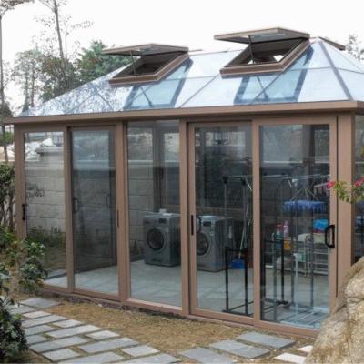 China Magnetic Screen Factories Roof Skylight Customized Style Vertical Aluminum Frame Skylight Electric Window for sale