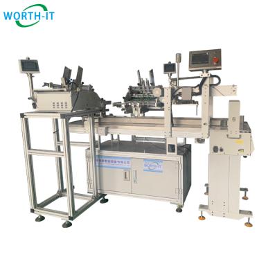 China Automatic Commodities And Packaging Industry Hot Printing Batching Machine Friction Feeder And Banding Machine for sale