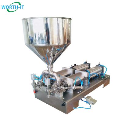 China Hotels Good Quality Liquid Paste Filling Machine Small Scale Horizontal Filling Machine for sale