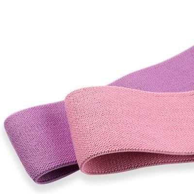 China Custom Printed High Elasticity Yoga Fitness Exercise Fabric Booty Bands Gym Hip Resistance Band Set For Women for sale