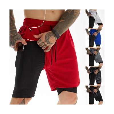 China Anti-Wrinkle Factory Price Customized Hot Selling Outdoor Fitness Sportswear Quick Dry Men's Gym Running Shorts for sale