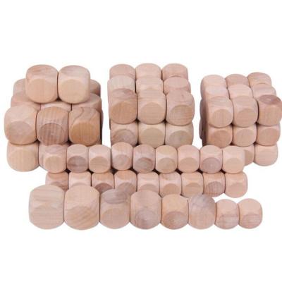 China DND D6 16mm Solid Wood Elegant Custom High Quality Round Corner Game Playing Wooden Dies for sale