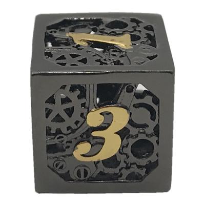 China Custom Polyhedral Rolling Set 7pcs D6 D20 Hollow Dies Set Die Cut Mechanical Model for sale