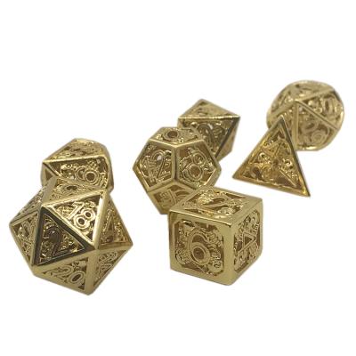 China Fashionable Customized Dungeons And Dragons Bones Polyhedral Hollow Dice D&D Game for sale